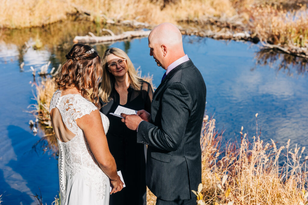 Reading the vows